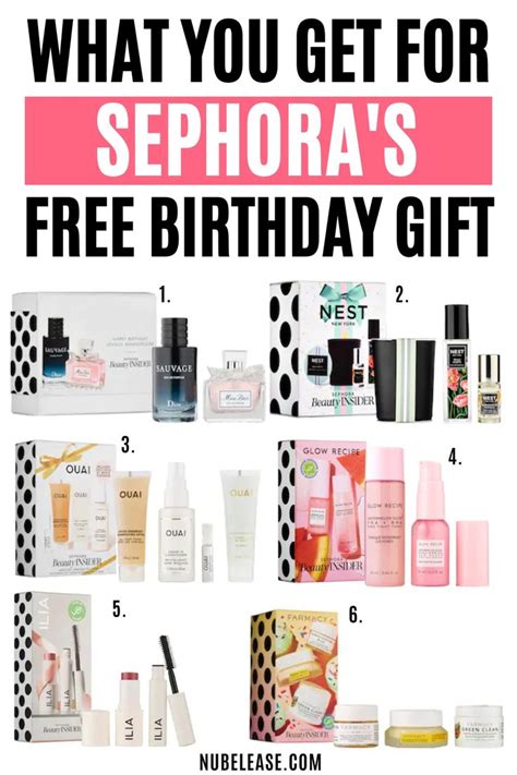 free birthday gifts from sephora.